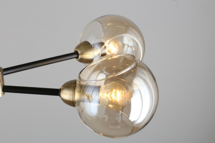 Люстра на штанге с лампочками Omnilux OML-94207-06+Lamps 