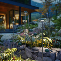 Наземный низкий светильник Odeon Light VERDE 7122/4GLA