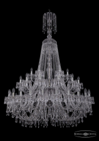 1403/24+12+6/460/XL-177/2d/Ni Подвесная люстра Bohemia Ivele Crystal