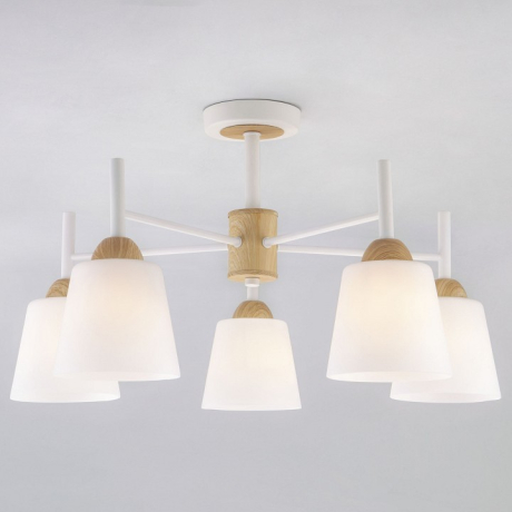 Люстра на штанге Eurosvet Fresco 70085/5 белый 