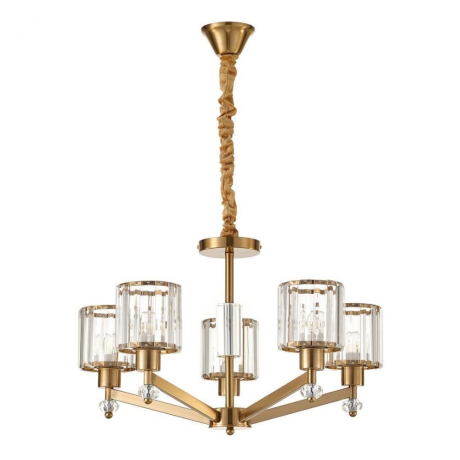 Подвесная люстра Escada 691/5S E27*60W Antique copper ADORN 