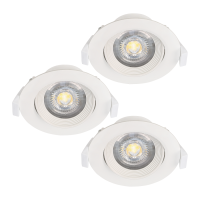 Нарушена упаковка!  <134804> 32883 Светодиодный встраиваемый светильник 3шт Eglo Sartiano