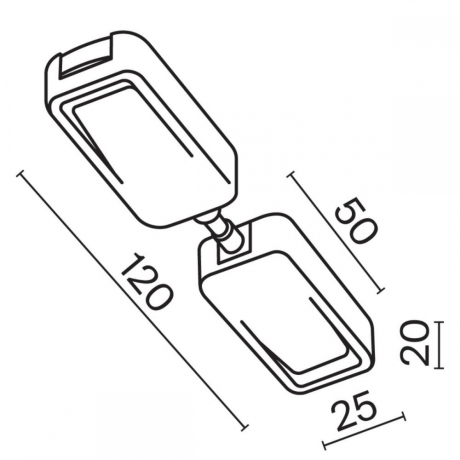 Соединитель гибкий для треков Maytoni Technical Accessories for tracks Radity TRA084C-W-12 