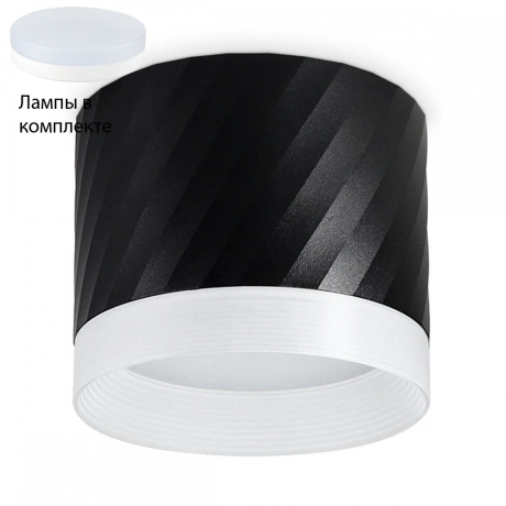 Встраиваемый светильник с лампочкой Ambrella light TN5355+Lamps 