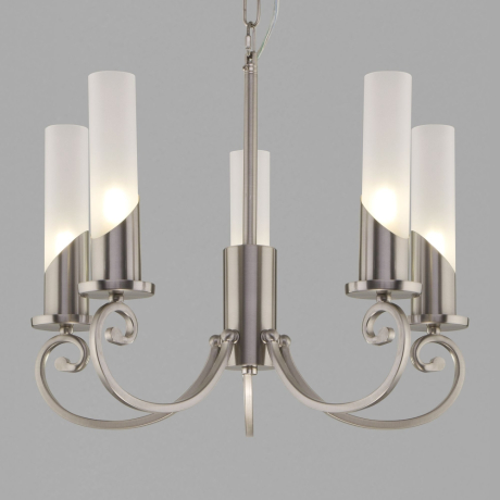 Подвесная люстра Eurosvet Banci 60117/5 никель 