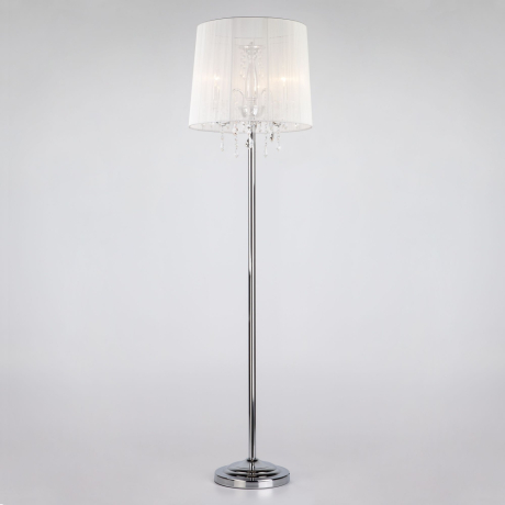 Торшер Eurosvet Allata 2045/3F хром/белый  торшер 