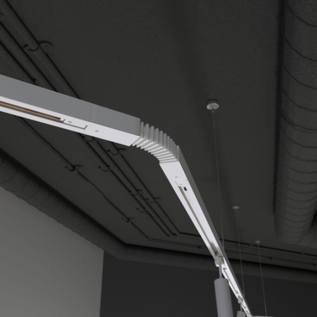 Гибкий коннектор для однофазного шинопровода Elektrostandard TRC-1-1-FLEX-WH / Гибкий коннектор для однофазного шинопровода (белый) (a039587) 