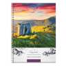 Нарушена упаковка!  <319647> Тетрадь А4, 80 л., BRAUBERG, гребень, клетка, обложка твердая, "Nature", 404054 (404054)