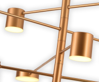 Люстра на штанге Kink Light Мекли 07650-8,33 (3000К)