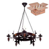 Люстра с лампочками Velante 586-723-05+Lamps