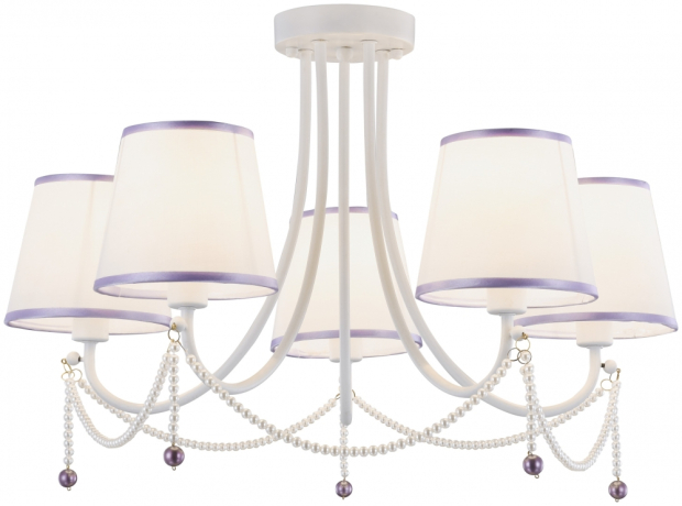 Потолочная люстра с лампочками Velante 314-007-05+Lamps E14 Свеча 
