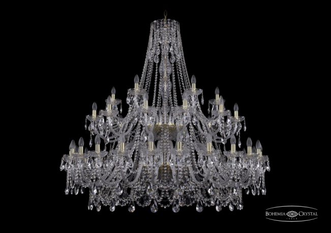1411/24+12+6/530/2d/G Подвесная люстра Bohemia Ivele Crystal 
