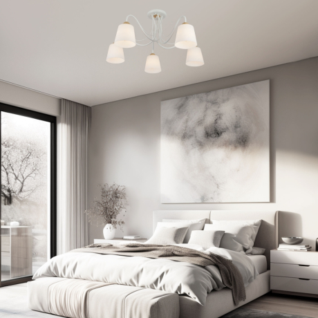 Потолочная люстра Eurosvet Betty 70062/5 белый 