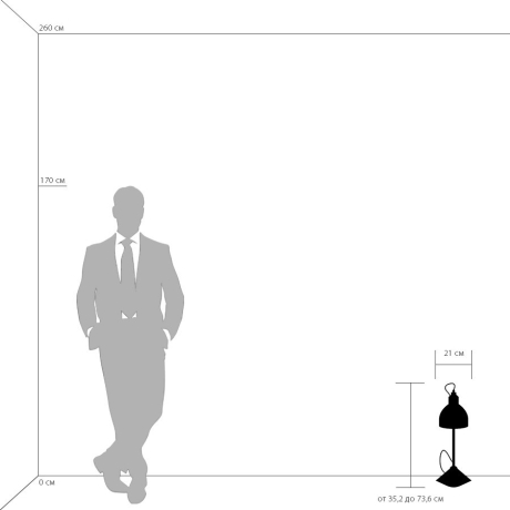 Настольная лампа офисная Lightstar Loft 765916 