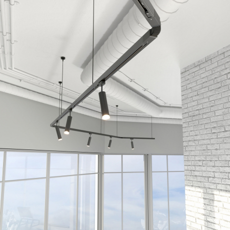 Гибкий коннектор для однофазного шинопровода Elektrostandard TRC-1-1-FLEX-BK / Гибкий коннектор для однофазного шинопровода (черный) (a039588) 