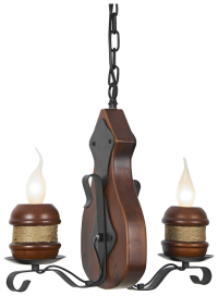 Подвесной светильник со светодиодными лампочками E14, комплект от Lustrof. №151111-623687