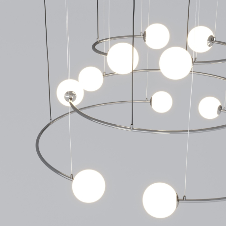 Подвесная люстра Bogates Brook 360/12 хром (a057671) 