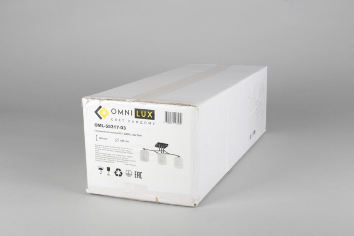 Люстра с поддержкой Алисы потолочная Omnilux OML-55317-03-A 