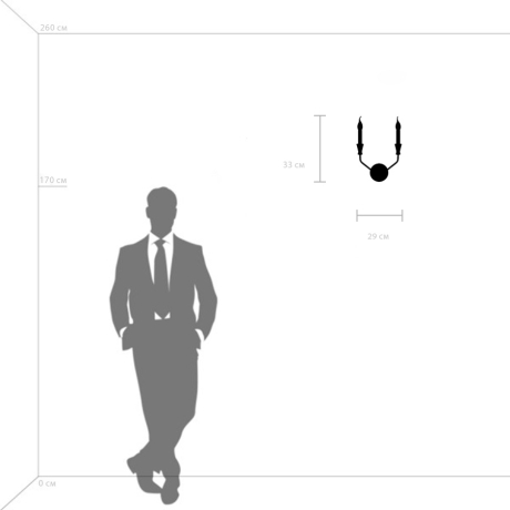 Бра Lightstar Ragno 732527 