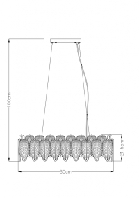 Люстра с лампочками. Комплект от Lustrof. №444959-615938