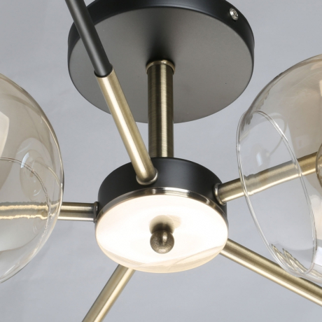 Потолочная люстра со светодиодными лампочками E27, комплект от Lustrof. №384192-674073 