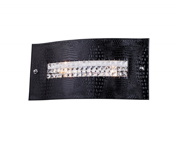 Настенный светильник с лампочками Lucia Tucci Pelle Nerre W2019.2+Lamps 