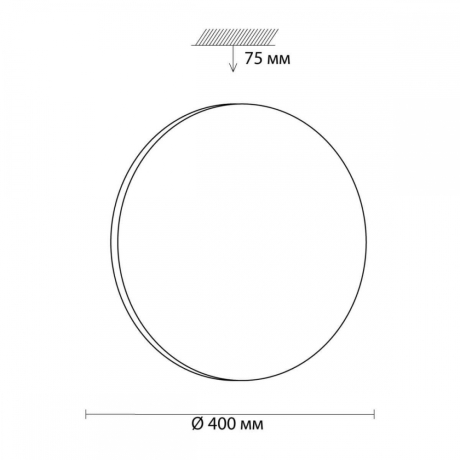 Накладной светильник Sonex Simple 3017/DL