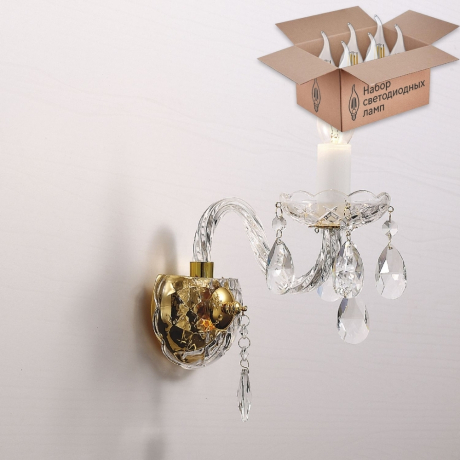 Бра с лампочкой Favourite Monreal 1735-1W+Lamps 