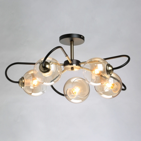 Люстра потолочная с лампочками DeMarkt 220013205+Lamps 