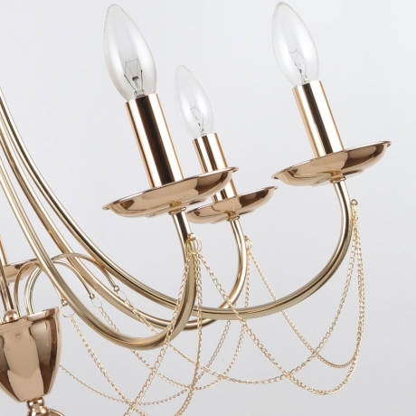 Люстра с лампочками, подвесная, комплект от Lustrof. №179021-617481 