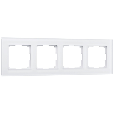 Рамка на 4 поста Werkel Favorit (белый матовый) W0041105