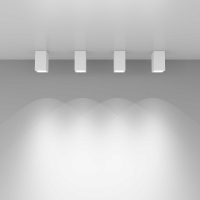1085 GU10 WH белый матовый Накладной потолочный светильник Elektrostandard