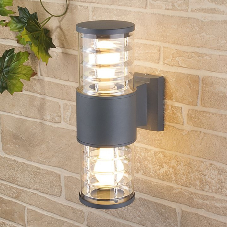 Уличный настенный светильник Elektrostandard Techno 1407 серый (a032621)