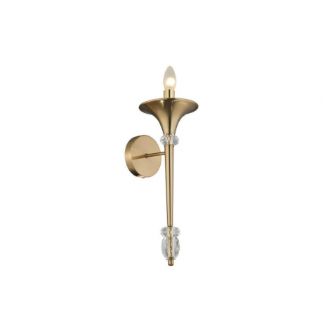 Бра Crystal Lux с лампочкой Miracle AP1 Bronze+Lamps E14 Свеча 