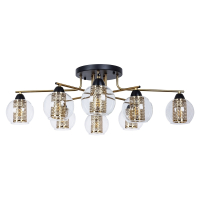 Нарушена упаковка!  <648772> Потолочная люстра Arte Lamp Manchester A7045PL-8BK