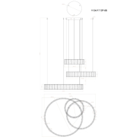 Подвесной светильник Divinare Teresa 1134/17 SP-88