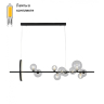 Люстра подвесная с Led лампочками в комплекте KINK Light 07608-10A,19+Lamps 