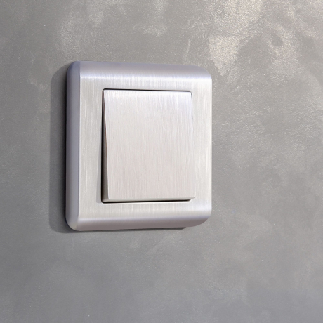 Заглушка для поста с рамкой Werkel перламутровый рифленый W1119013