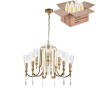 Подвесная люстра с лампочками Favourite Lyra 2968-9P+Lamps E14 Свеча 