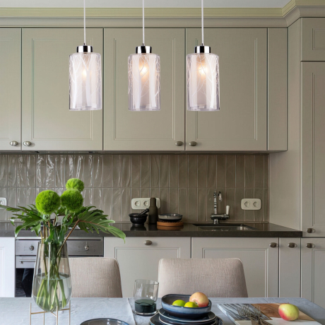 Подвесной светильник Eurosvet Santos 50001/3 хром 