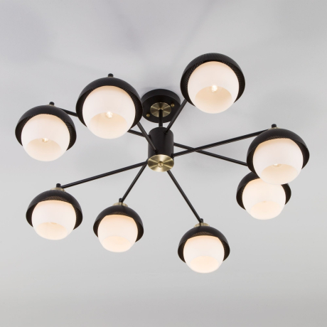 Люстра на штанге Eurosvet Nocciola 70106/8 черный 