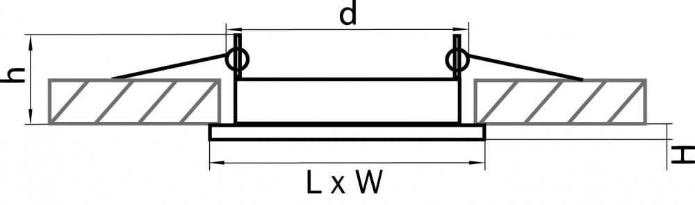 Встраиваемый светильник Lightstar Tensio 212124 