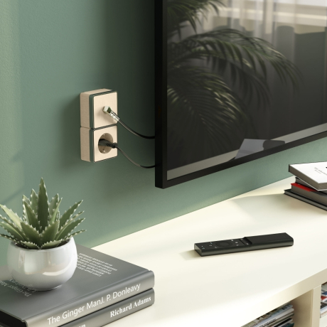 ТВ-розетка оконечная без рамки Werkel Gallant (шампань рифленый) W5083010 