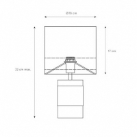 Настольная лампа Lucide Extravaganza Frizzle 10500/81/66