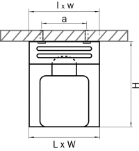 Накладной светильник Lightstar Alta qube 104010