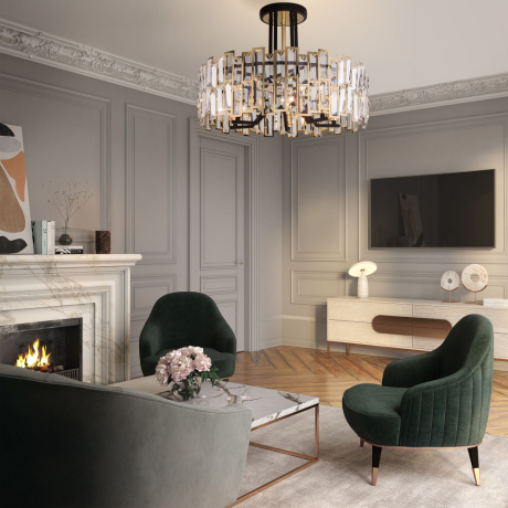 Потолочная люстра с управлением по Wi-Fi Bogates Zolletta 339/5 Strotskis Smart (313/5) (a054138) 