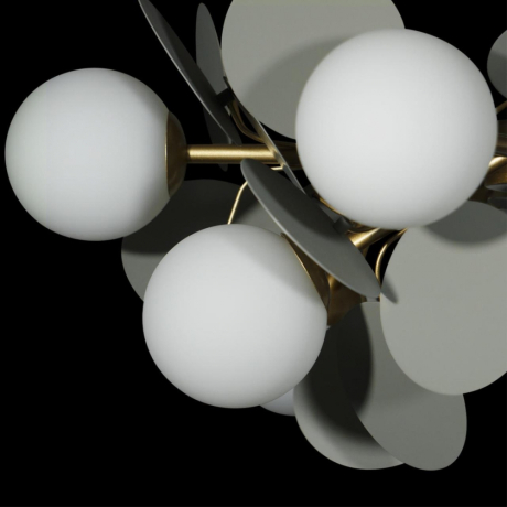 Подвесная люстра Loft it Matisse 10008/10 Grey 