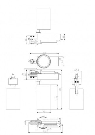 Трековый светодиодный светильник ЭРА SТR-30-36-30K-B20 Б0049778 
