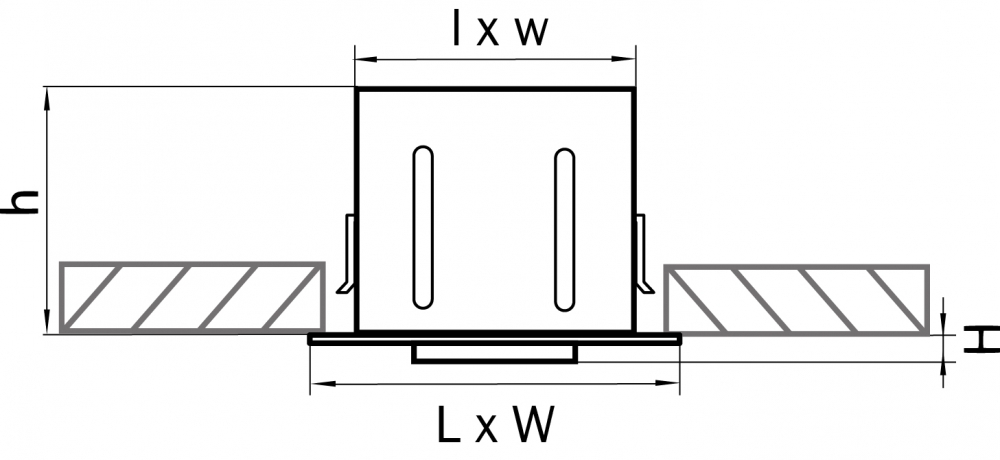 Встраиваемый светильник Lightstar Cardano 214017 