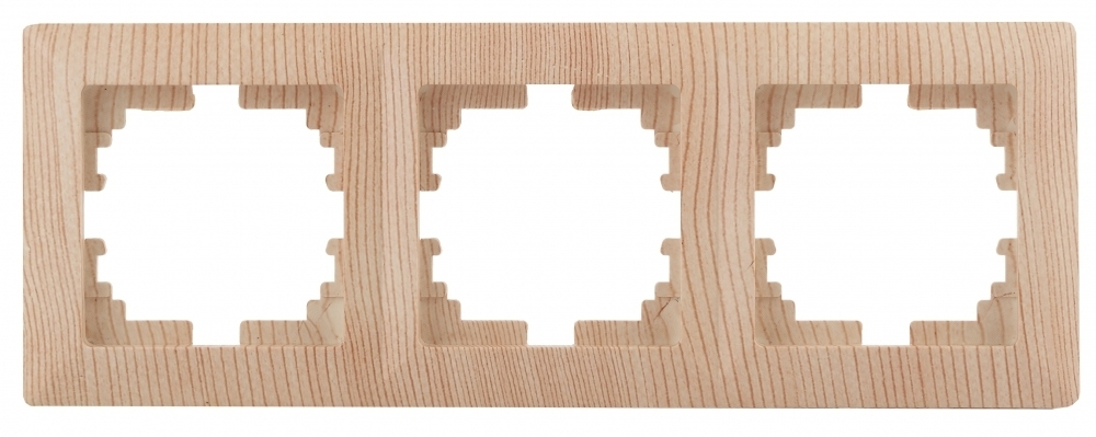 Рамка 3-постовая ЭРА Intro Solo дерево 4-503-11 Б0043423